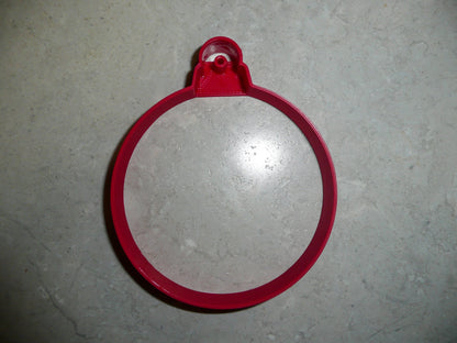 Round Ball Hanging Christmas Tree Ornament Cookie Cutter Made In USA PR2086