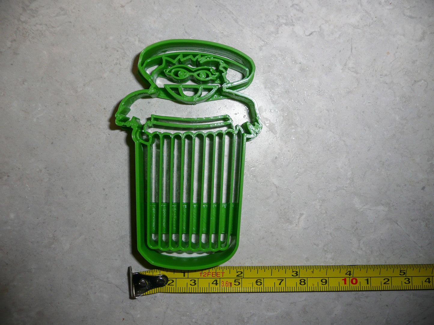 Oscar The Grouch Sesame Street Muppet Character Cookie Cutter Made In USA PR2013