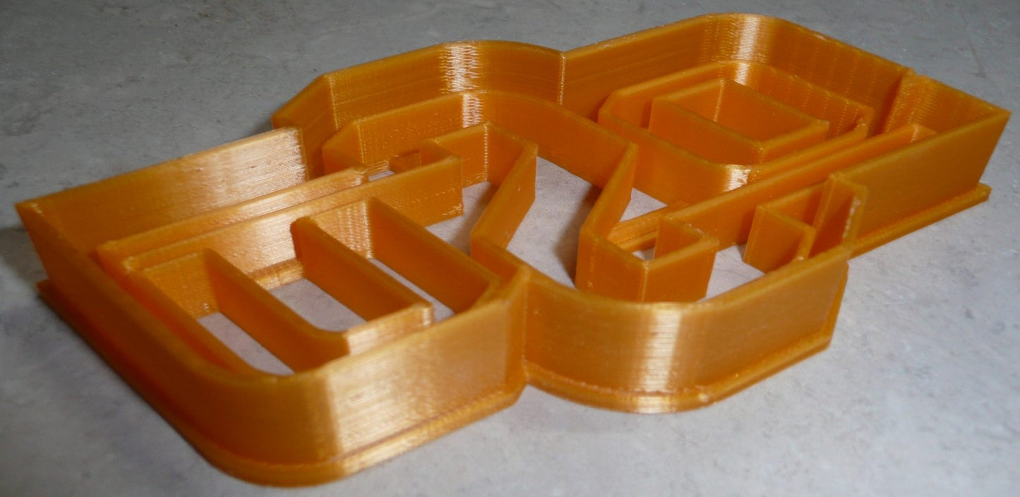 Oklahoma State University OSU Letters Cookie Cutter Made In USA PR2682
