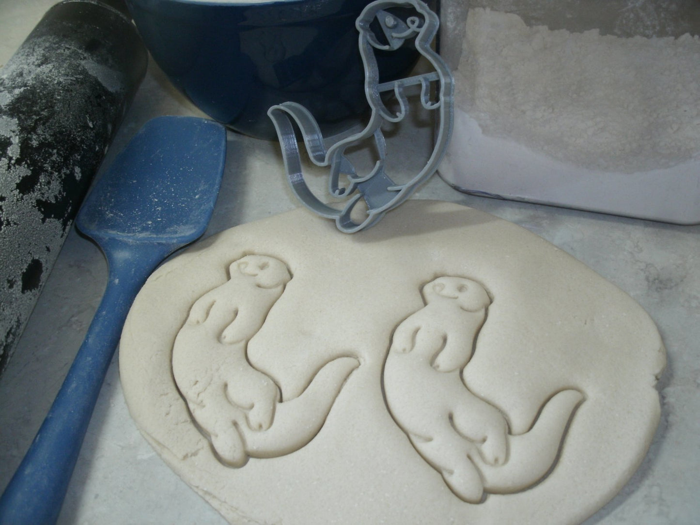 Sea Otter Water Weasel Marine Mammal Cookie Cutter Made In USA PR2359