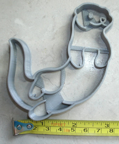 Sea Otter Water Weasel Marine Mammal Cookie Cutter Made In USA PR2359