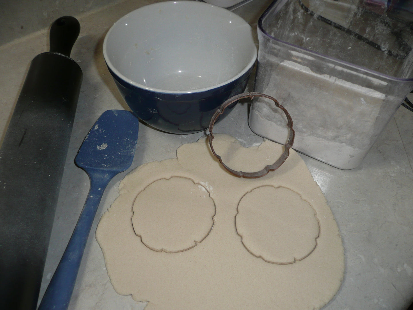 Outline Tree Wood Bark Slice Stump Layer Cookie Cutter Made In USA PR2564