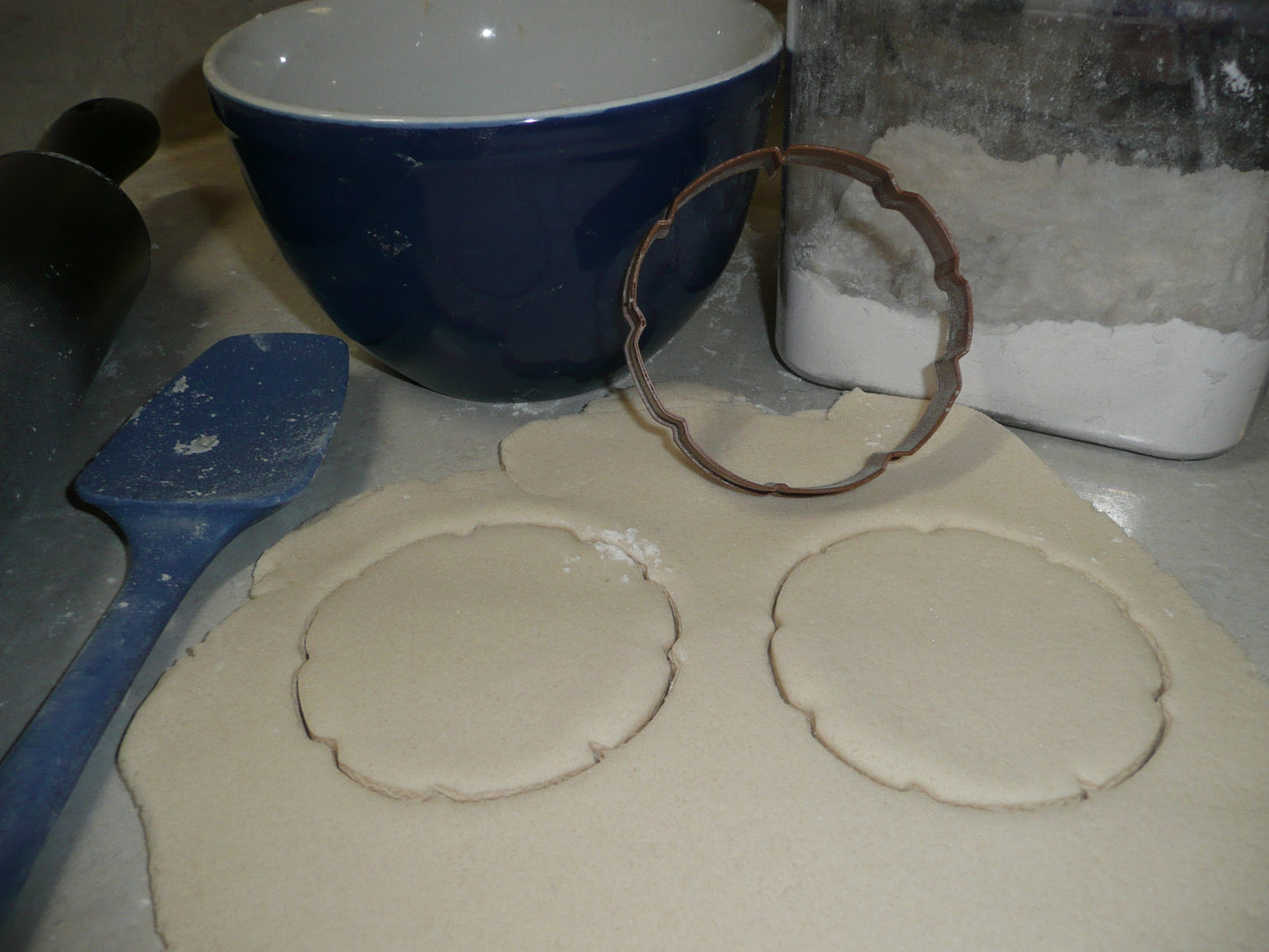 Outline Tree Wood Bark Slice Stump Layer Cookie Cutter Made In USA PR2564