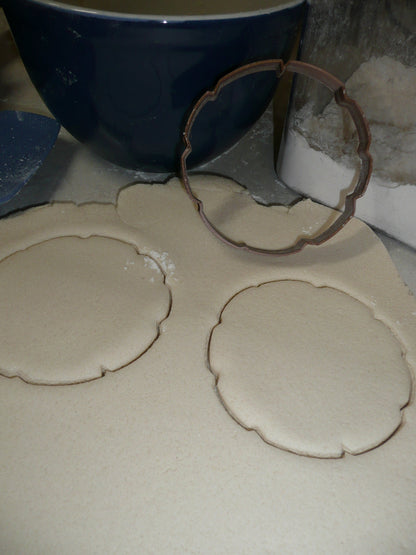 Outline Tree Wood Bark Slice Stump Layer Cookie Cutter Made In USA PR2564