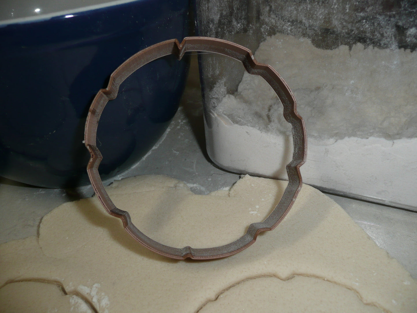 Outline Tree Wood Bark Slice Stump Layer Cookie Cutter Made In USA PR2564