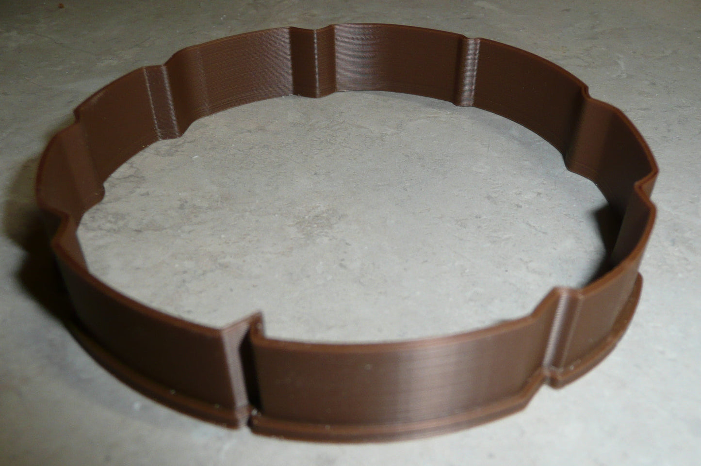 Outline Tree Wood Bark Slice Stump Layer Cookie Cutter Made In USA PR2564