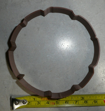 Outline Tree Wood Bark Slice Stump Layer Cookie Cutter Made In USA PR2564