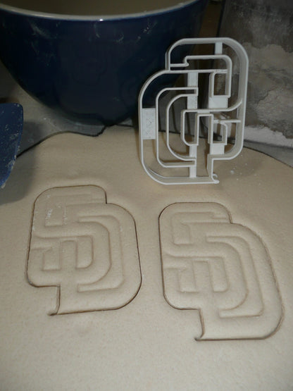San Diego Padres SD Logo MLB Baseball Sports Cookie Cutter Made In USA PR2585