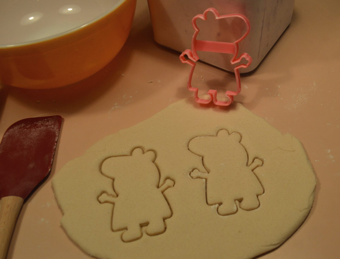 Peppa Pig Full Body Outline Cartoon Character Cookie Cutter Made In USA PR2631