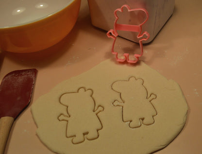 Peppa Pig Full Body Outline Cartoon Character Cookie Cutter Made In USA PR2631