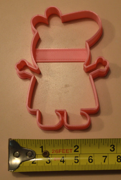 Peppa Pig Full Body Outline Cartoon Character Cookie Cutter Made In USA PR2631