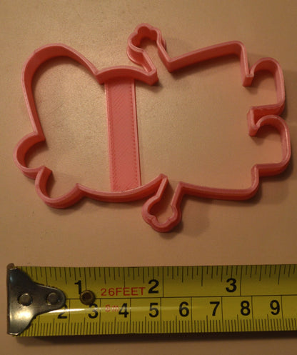 Peppa Pig Full Body Outline Cartoon Character Cookie Cutter Made In USA PR2631