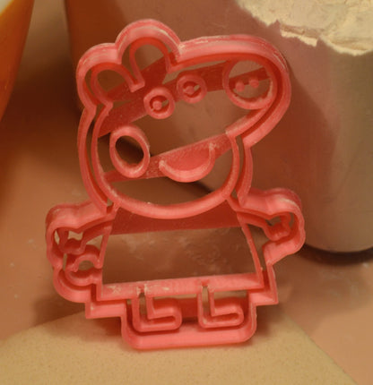 Peppa Pig Full Body Detailed Cartoon Character Cookie Cutter Made In USA PR2640