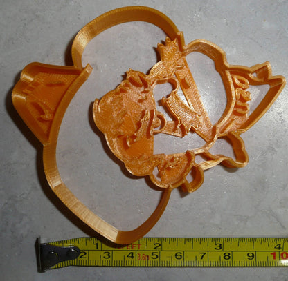Pistol Pete OSU Oklahoma State University Cookie Cutter Made In USA PR2222