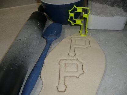 Pittsburgh Pirates P Logo MLB Baseball Sports Cookie Cutter Made In USA PR2581