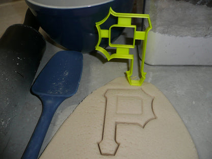 Pittsburgh Pirates P Logo MLB Baseball Sports Cookie Cutter Made In USA PR2581