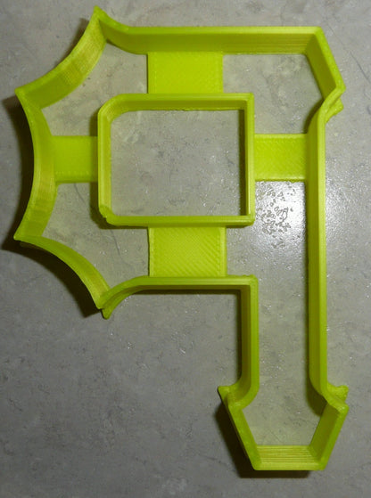 Pittsburgh Pirates P Logo MLB Baseball Sports Cookie Cutter Made In USA PR2581