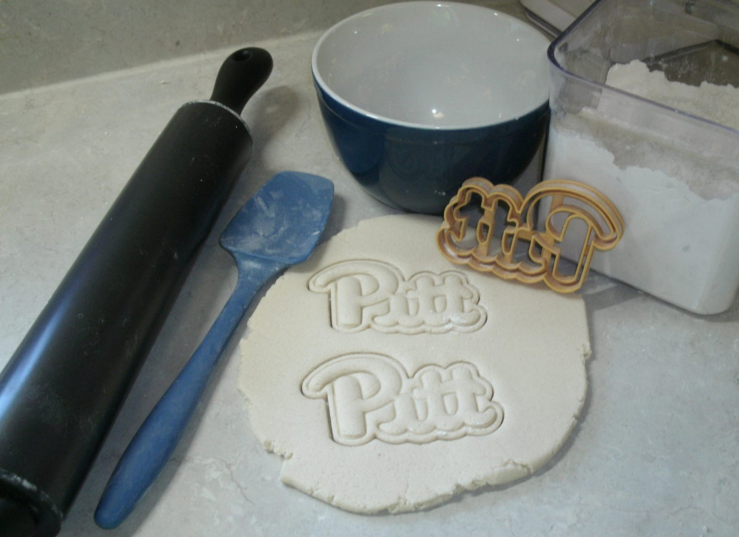 University of Pittsburgh Pitt Word Cookie Cutter Made In USA PR2681