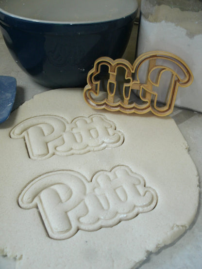 University of Pittsburgh Pitt Word Cookie Cutter Made In USA PR2681