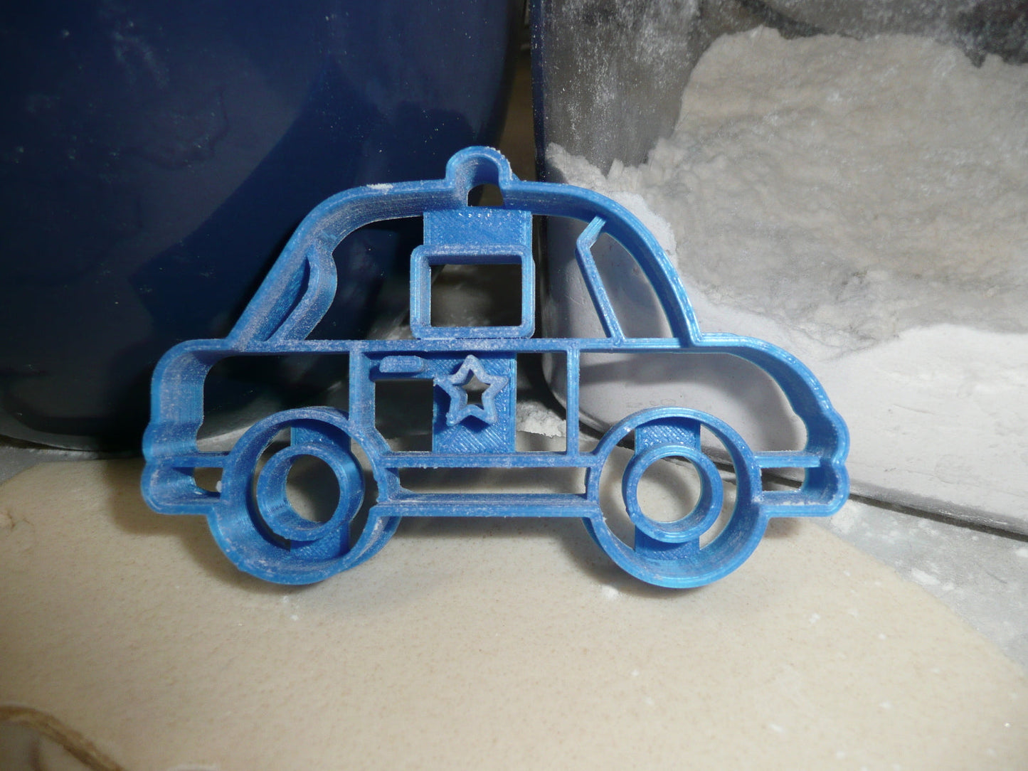 Police Car Ground Emergency Vehicle Cookie Cutter Made In USA PR2607