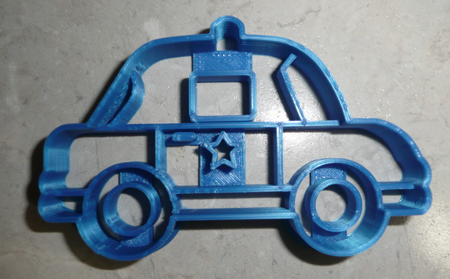 Police Car Ground Emergency Vehicle Cookie Cutter Made In USA PR2607