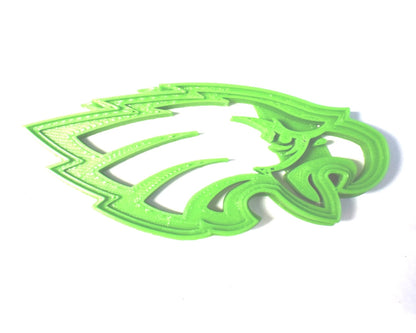 6x Philadelphia Eagles Fondant Cutter Cupcake Topper 1.75 IN USA FD809