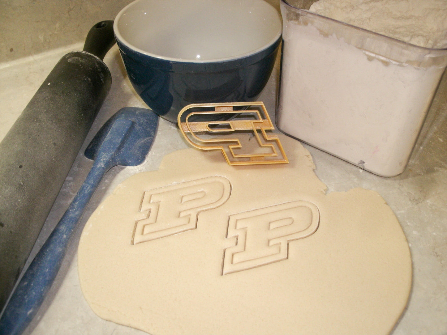 Purdue University Boilermakers P Letter Cookie Cutter Made In USA PR2216