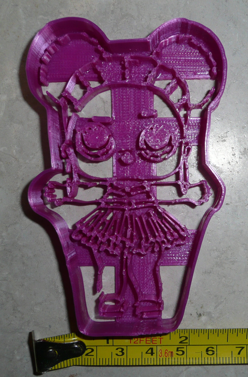 Purple Queen Detailed Surprise Doll Series Cookie Cutter Made In USA PR2428