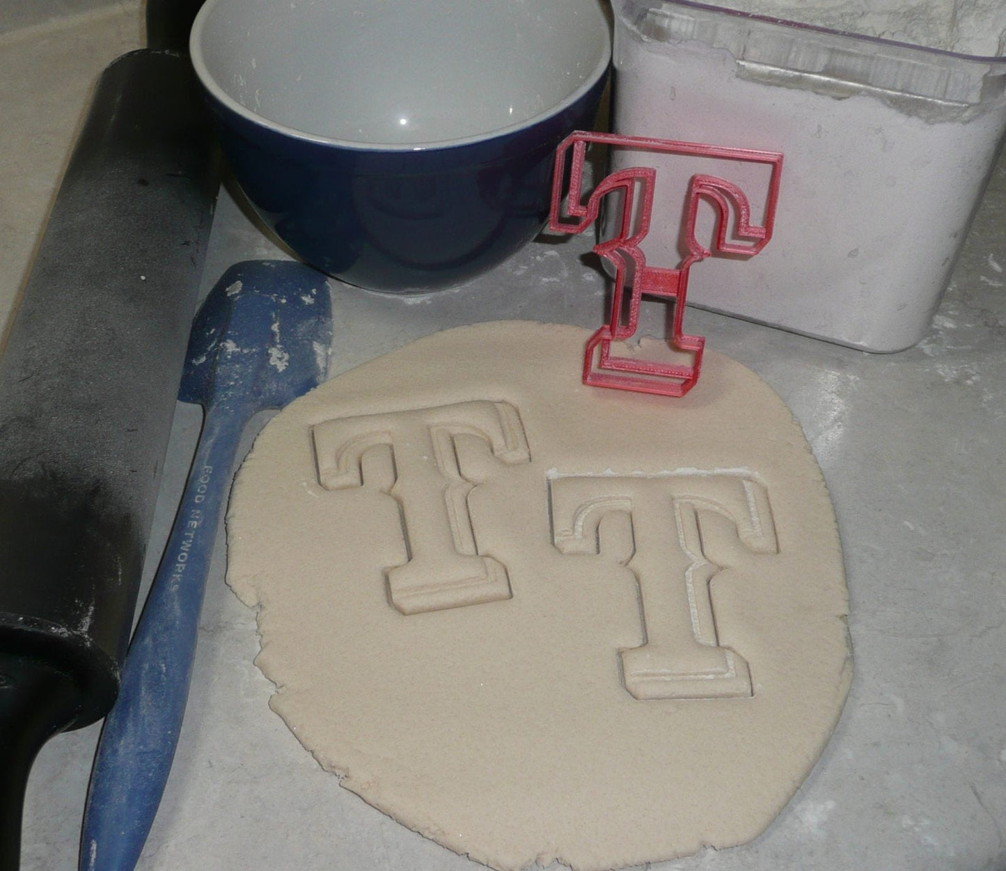Texas Rangers T Logo MLB Baseball Team Sports Cookie Cutter Made In USA PR2575