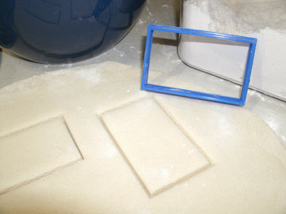 Rectangle Shape Box Frame Outline Cookie Cutter Made In USA PR696