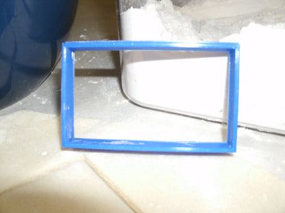 Rectangle Shape Box Frame Outline Cookie Cutter Made In USA PR696