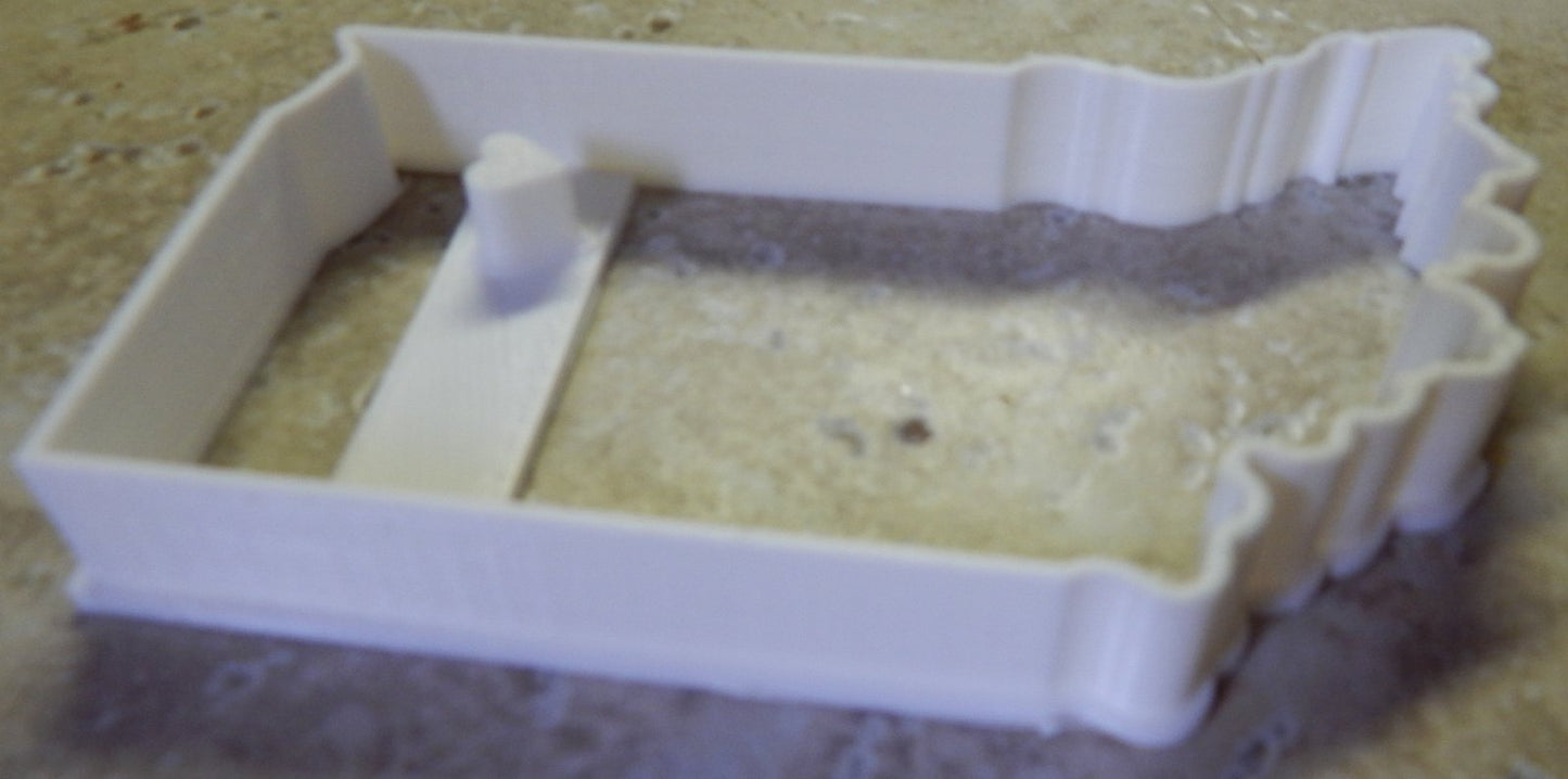 Rensselaer Indiana State Outline Shape Cookie Cutter Made In USA PR2315