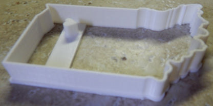 Rensselaer Indiana State Outline Shape Cookie Cutter Made In USA PR2315