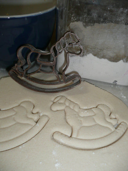 Rocking Horse Pony Toddler Child Baby Shower Cookie Cutter Made In USA PR2462