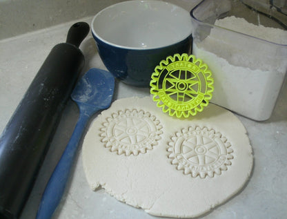 Rotary International Gear Wheel Club Cookie Cutter Made In USA PR2692