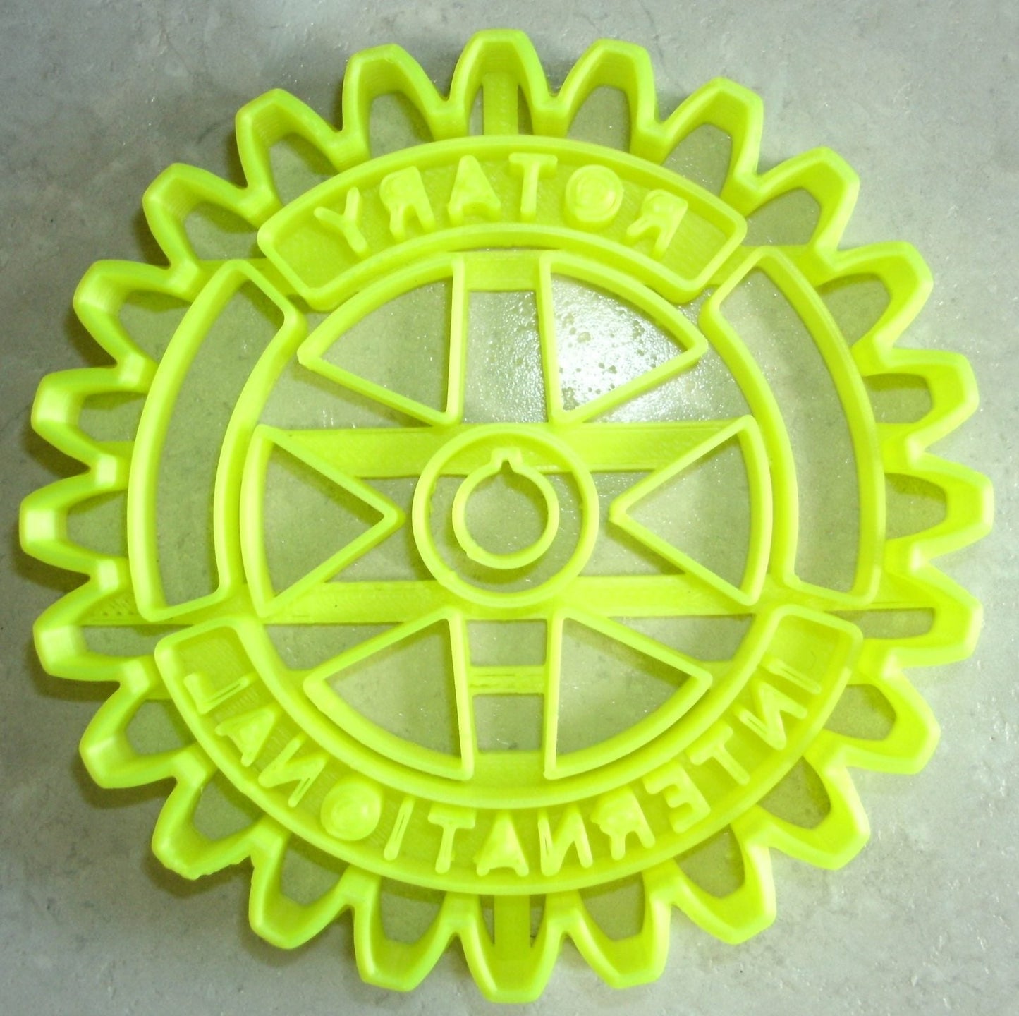 Rotary International Gear Wheel Club Cookie Cutter Made In USA PR2692