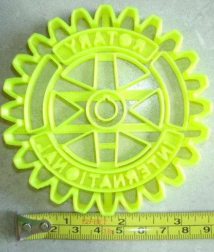 Rotary International Gear Wheel Club Cookie Cutter Made In USA PR2692