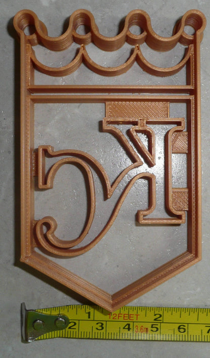 Kansas City Royals KC MLB Baseball Cookie Cutter Made In USA PR2273