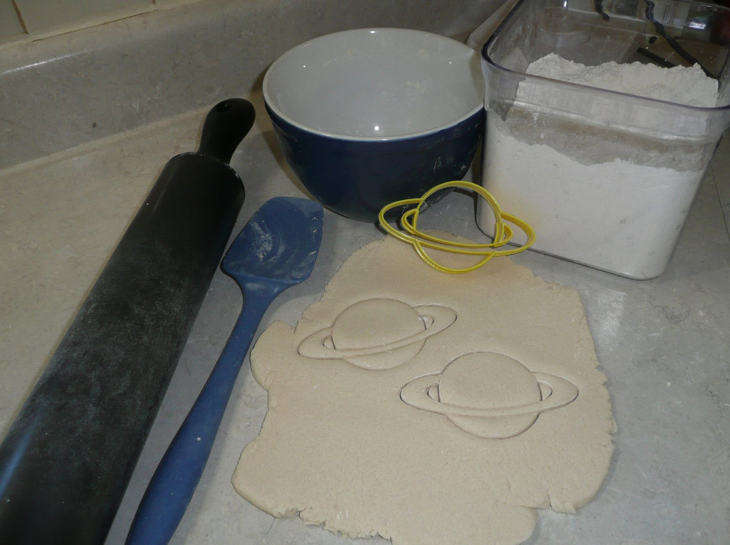 Saturn Sixth 6th Planet With Rings Solar System Cookie Cutter Made In USA PR2205