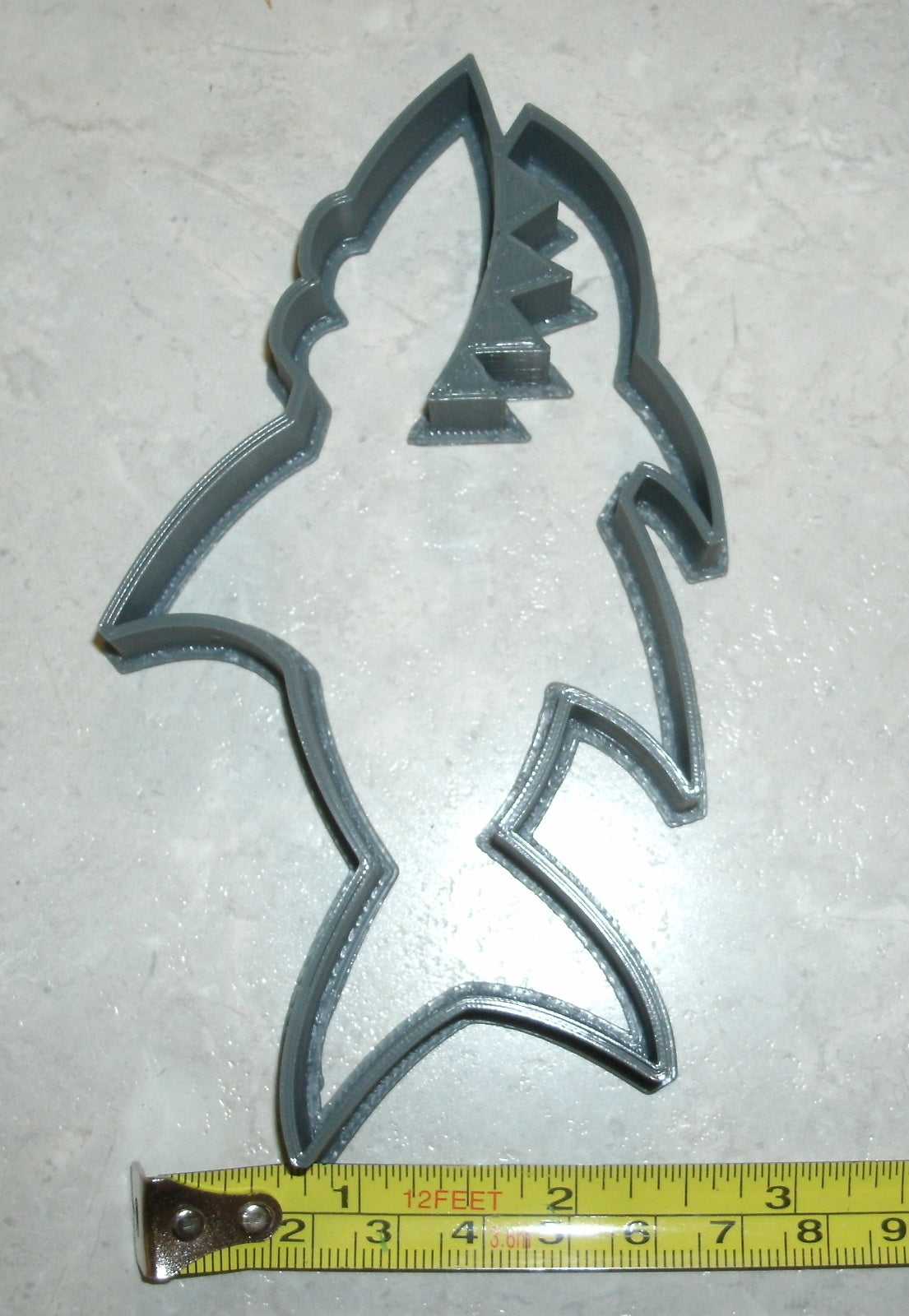 Shark Fish Ocean Sea Predator Cartoon Cookie Cutter Made In USA PR595