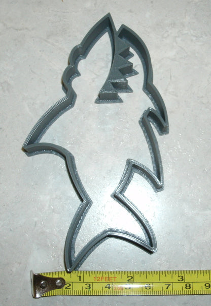 Shark Fish Ocean Sea Predator Cartoon Cookie Cutter Made In USA PR595