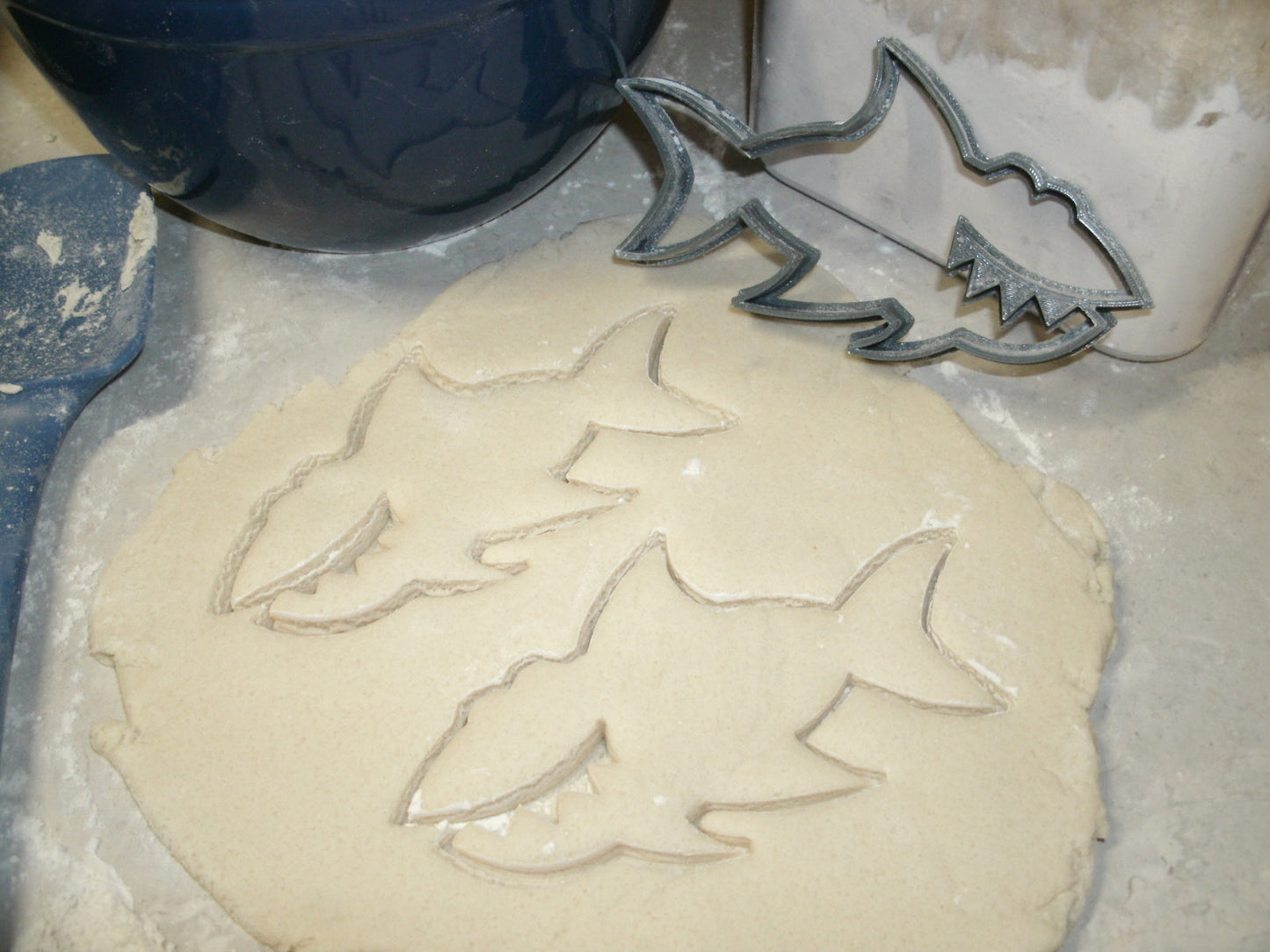 Shark Fish Ocean Sea Predator Cartoon Cookie Cutter Made In USA PR595
