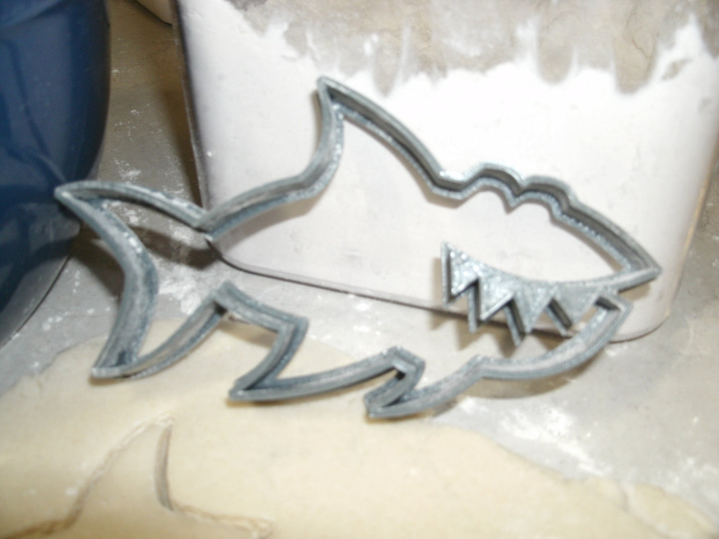 Shark Fish Ocean Sea Predator Cartoon Cookie Cutter Made In USA PR595