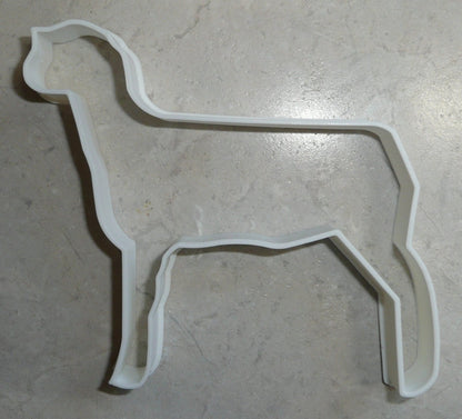 6x Sheep Farm Animal Fondant Cutter Cupcake Topper 1.75 IN USA FD2433