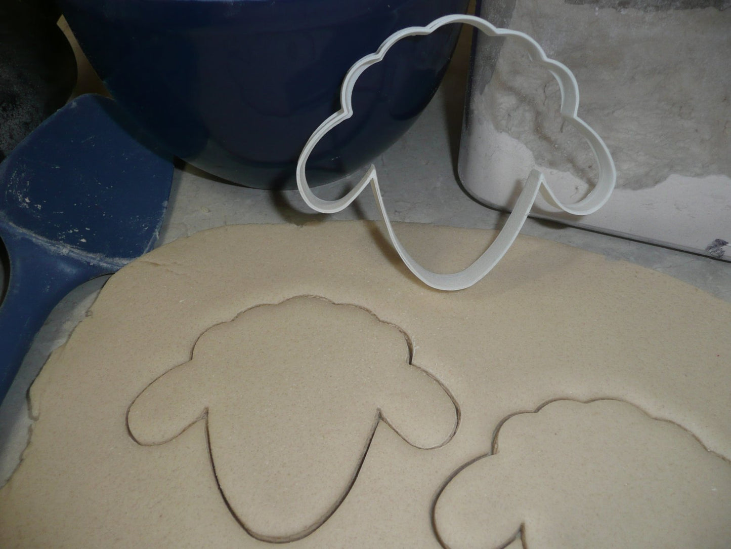 Sheep Face Outline Farm Animal Livestock Cookie Cutter Made In USA PR2434
