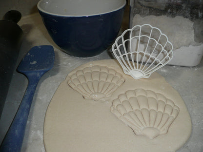 Scallop Clam Sea Shell Seashell Ocean Beach Cookie Cutter Made In USA PR2593