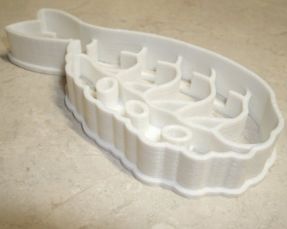 Shrimp Sushi Daikon Radish Nigirizushi Cookie Cutter Made In USA PR2392