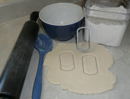 Single One Dog Tag Military Soldier Pet ID Cookie Cutter Made In USA PR2108