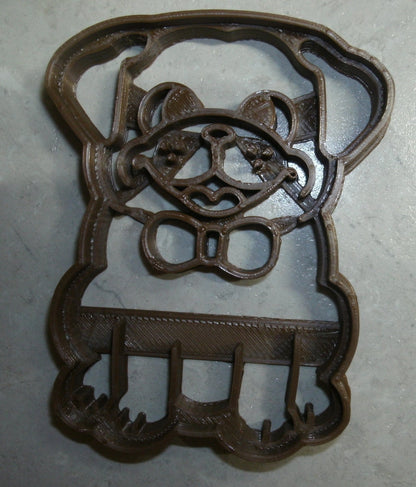 Sitting Pug With Bowtie Puppy Animal Cookie Cutter Made In USA PR2361