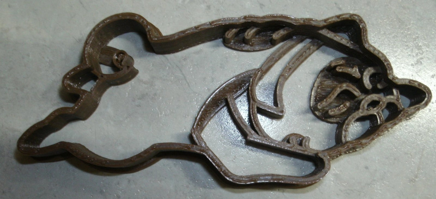 Sleeping Pug Laying Down Dog Breed Cookie Cutter Made In USA PR2373